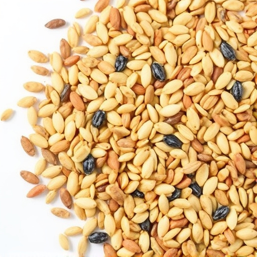 Natural seed mix for mess-free feeding
