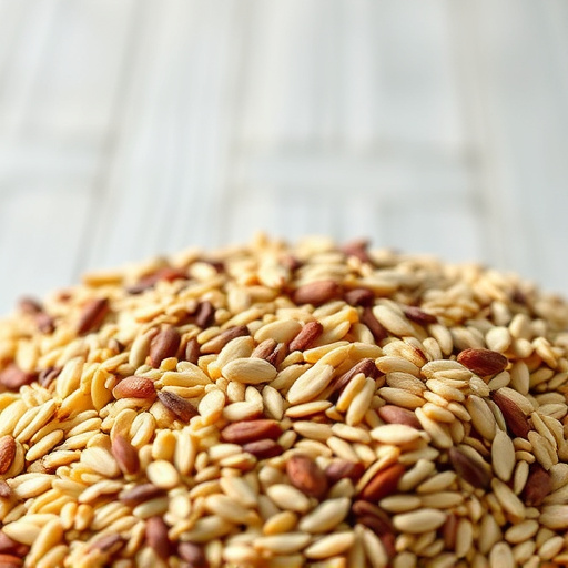 Natural seed mix for mess-free feeding