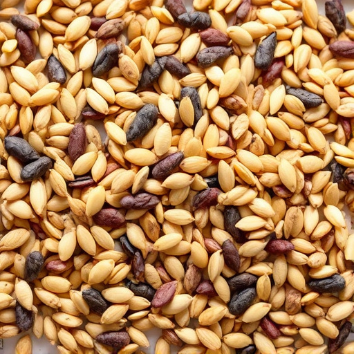 Natural seed mix for mess-free feeding