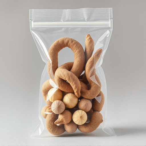 No-germ seeds in transparent bag