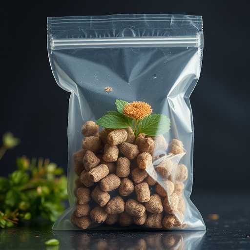 No-germ seeds in transparent bag
