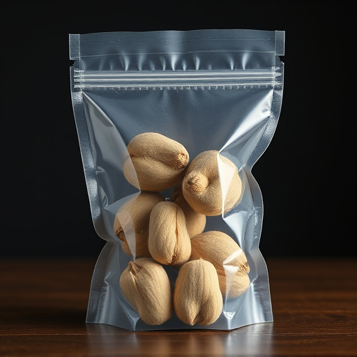 No-germ seeds in transparent bag