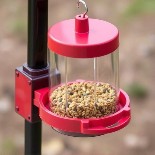 No-mess feeder with built-in seed guard