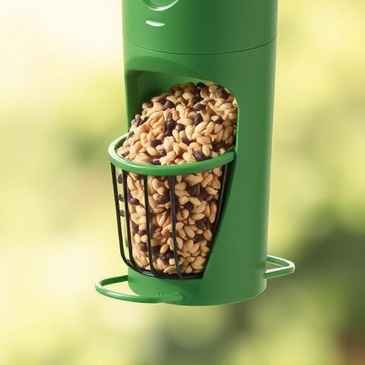 No-mess feeder with built-in seed guard