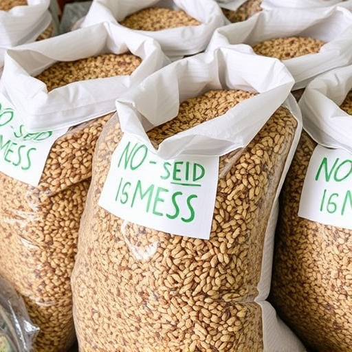 No-mess seed mix in large bags