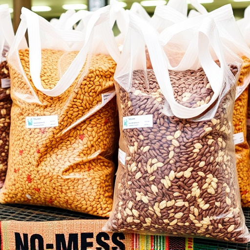 No-mess seed mix in large bags