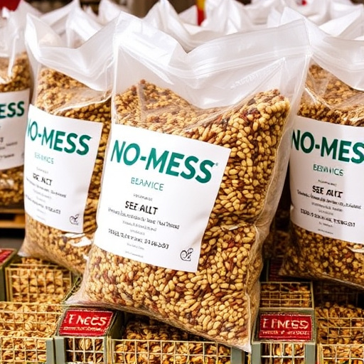 No-mess seed mix in large bags