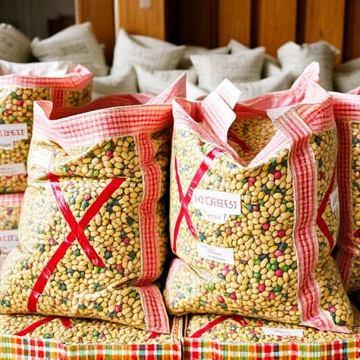 No-mess seed mix in large bags