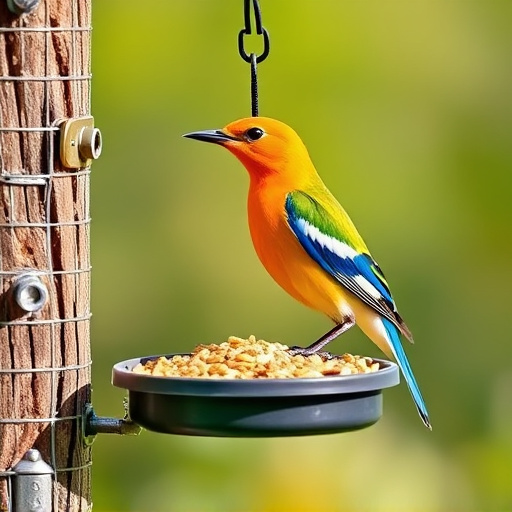Online order confirmation for bird feed