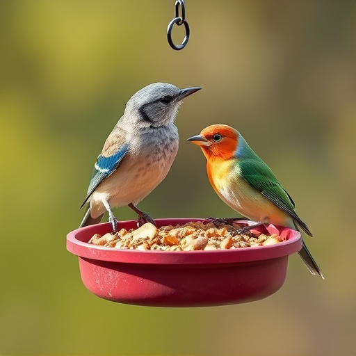 Online order confirmation for bird feed
