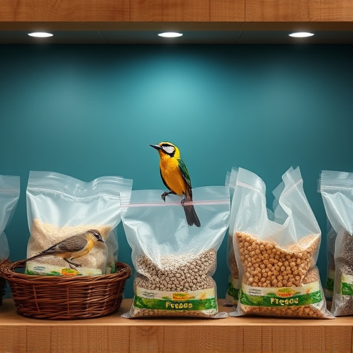 Online shop displaying wild bird food bags