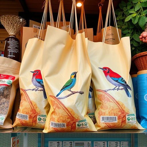 Online shop displaying wild bird food bags