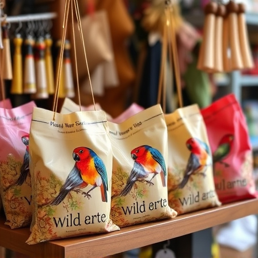 Online shop displaying wild bird food bags