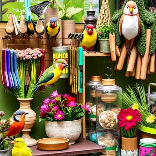 Online shop with garden bird supplies