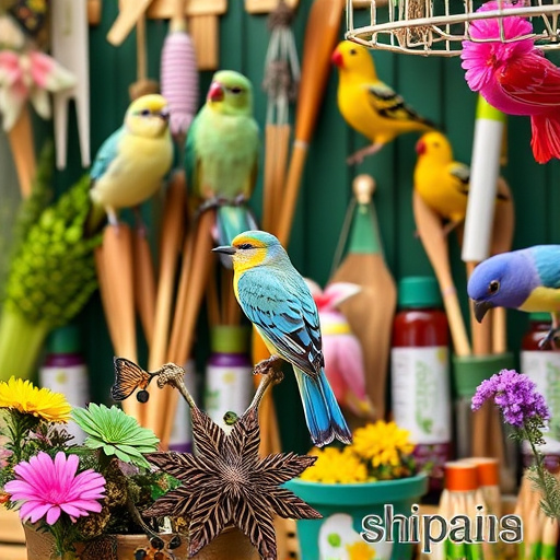 Online shop with garden bird supplies