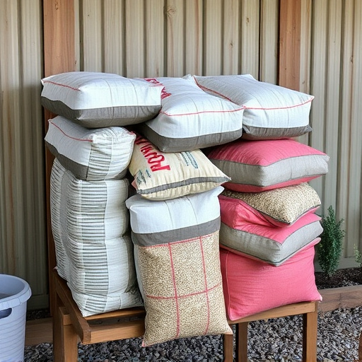 Outdoor storage of bird seed bags