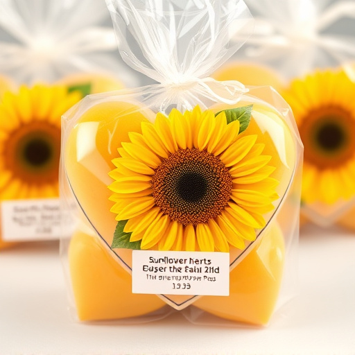 Packaged sunflower hearts with label visible