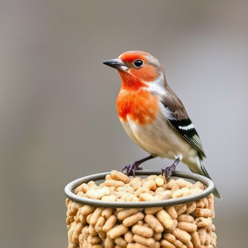 Ready-to-use suet pellets for birds