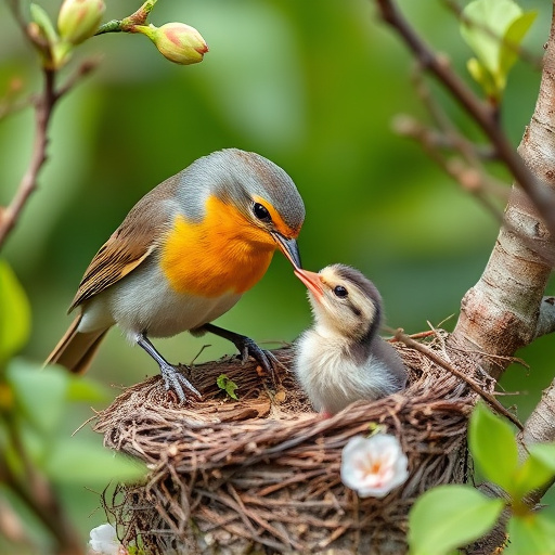 robin-feeding-chick-in-spring-nest-640x480-30528577.jpeg