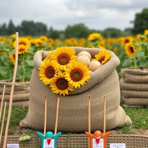 sack of sunflower hearts