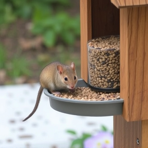 Secure feeder preventing rodent access