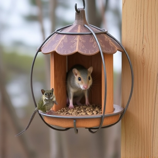 Secure feeder preventing rodent access