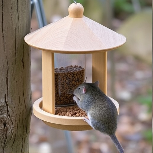 Secure feeder preventing rodent access