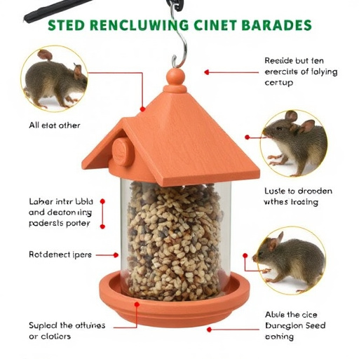 Seed feeder with rodent exclusion features