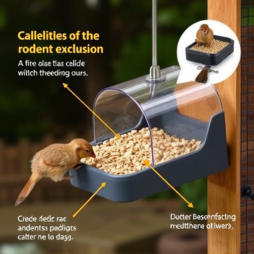 Seed feeder with rodent exclusion features