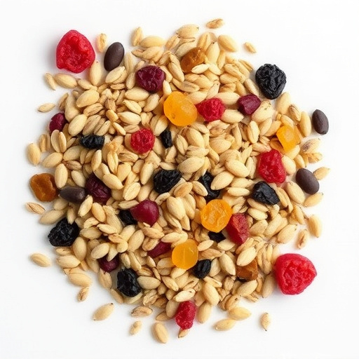 Seed mix with dried fruits