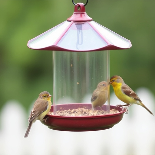 Selective feeding station for small birds