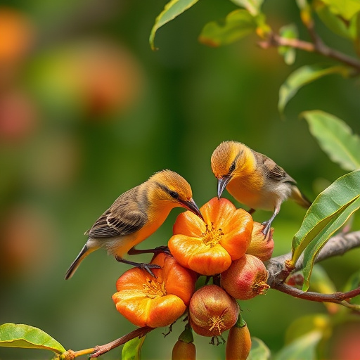 small-birds-eating-juicy-summer-fruits-640x480-53426288.jpeg