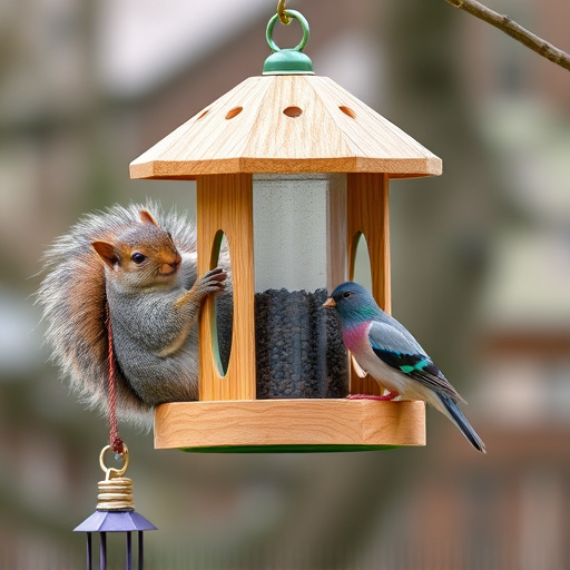 Squirrel and pigeon proof feeder design