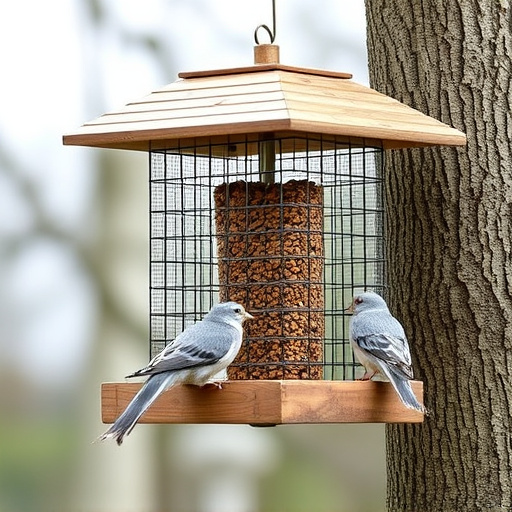 Squirrel and pigeon proof feeder design