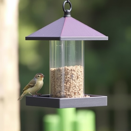 Squirrel-proof platform feeder with roof cover