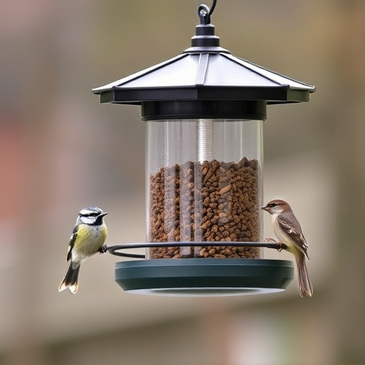 Sturdy bird feeder with anti-squirrel design