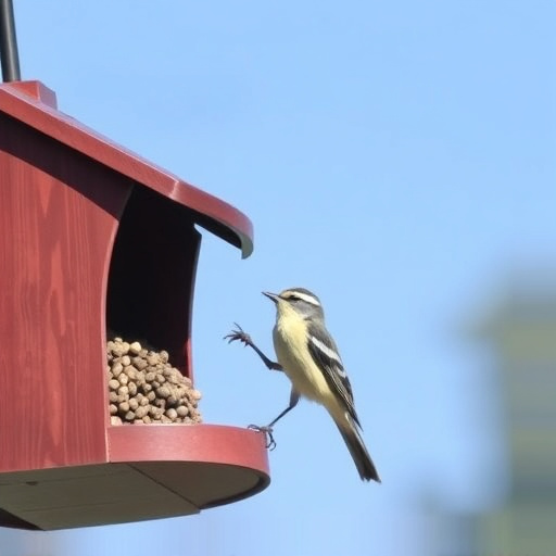 Sturdy bird feeder with anti-squirrel design