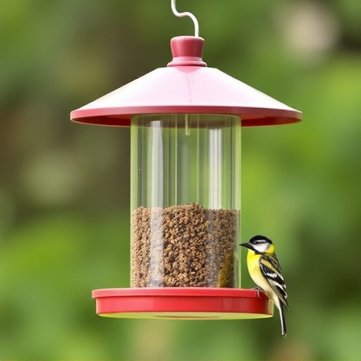 Sturdy bird feeder with anti-squirrel design
