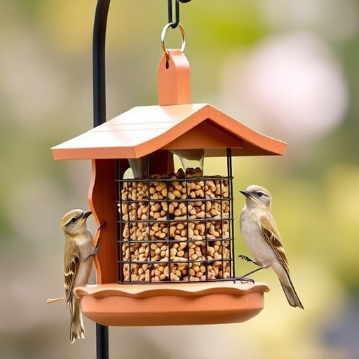 Sturdy bird feeder with anti-squirrel design