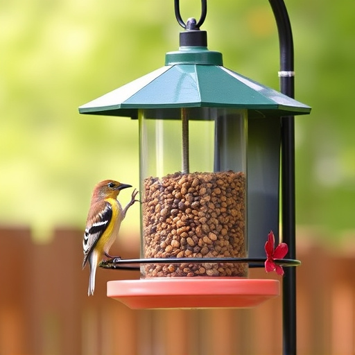 Sturdy bird feeder with anti-squirrel design