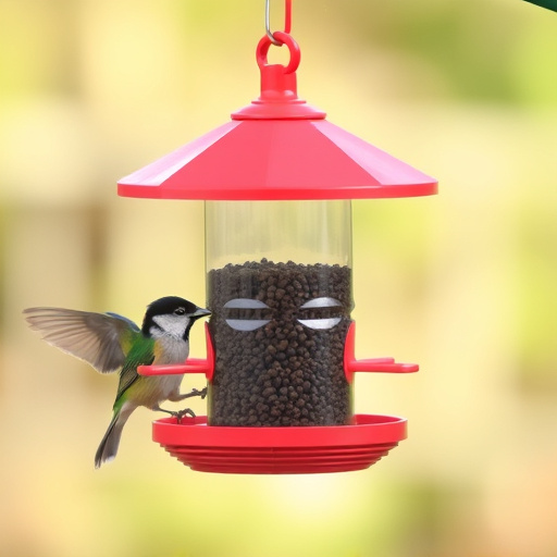Sturdy bird feeder with anti-squirrel design