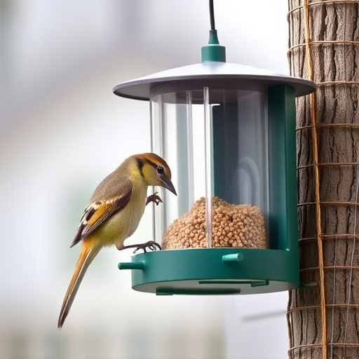 Sturdy bird feeder with anti-squirrel design