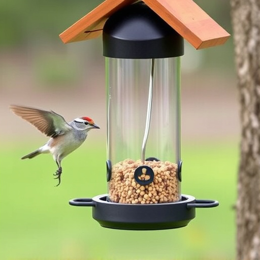 Sturdy bird feeder with anti-squirrel design