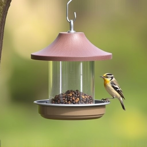 Sturdy bird feeder with anti-squirrel design