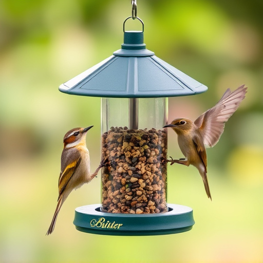 Sturdy bird feeder with anti-squirrel design