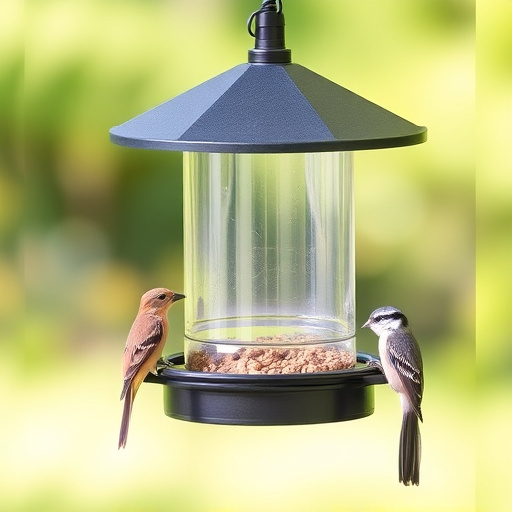 Sturdy bird feeder with anti-squirrel design