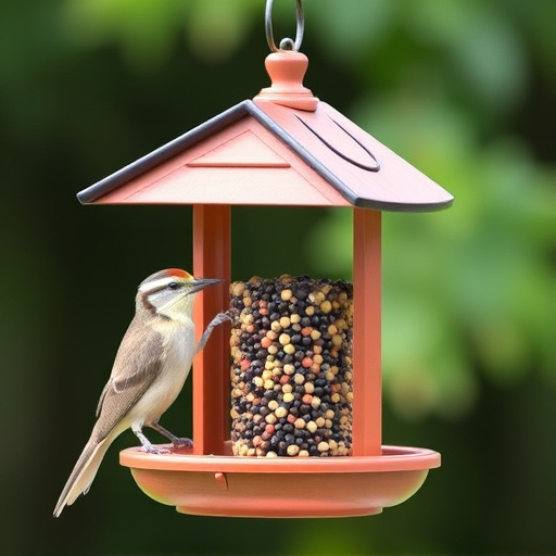 Sturdy bird feeder with anti-squirrel design