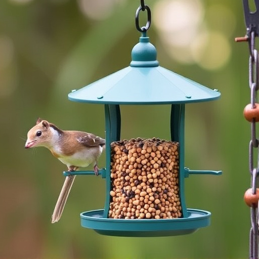 Sturdy bird feeder with anti-squirrel design