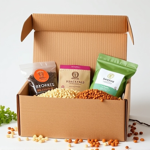 Subscription box with seeds and pellets