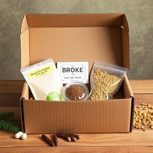 Subscription box with seeds and pellets